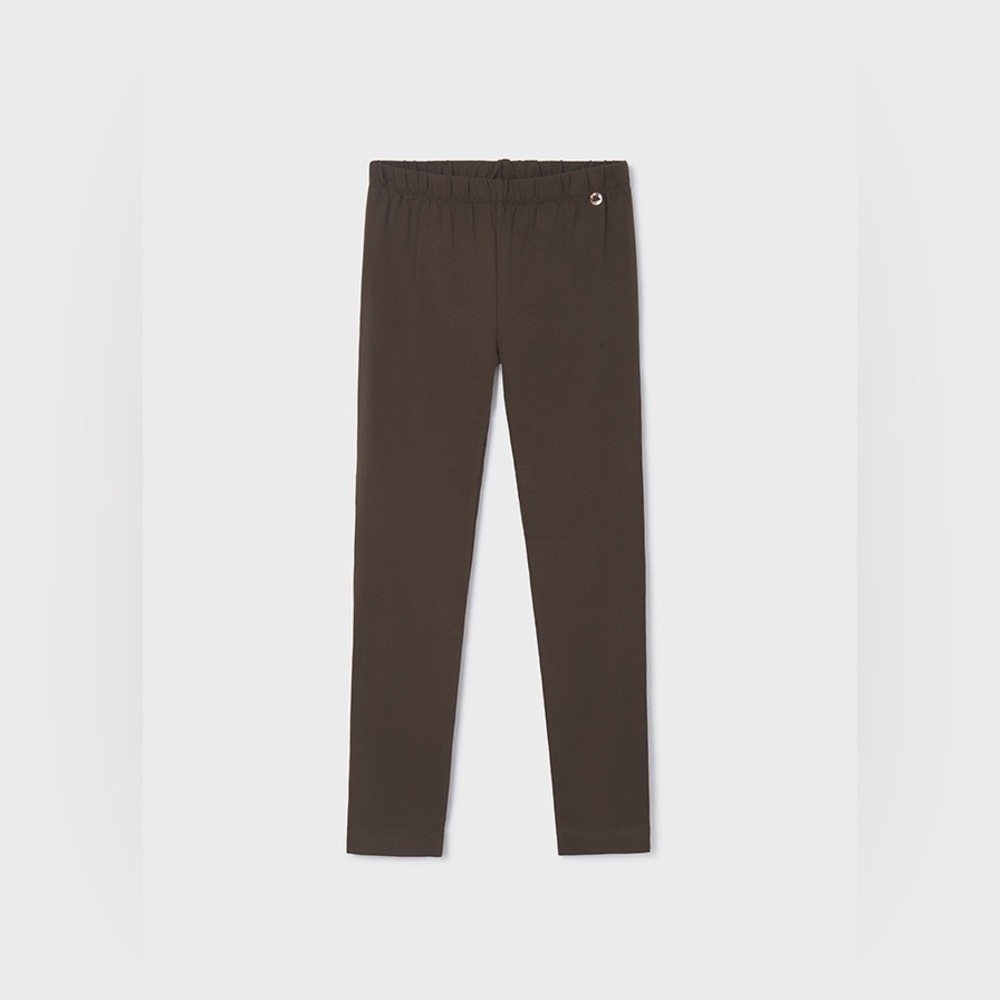 Size 10 Girls Mayoral Dark Brown Kids Leggings